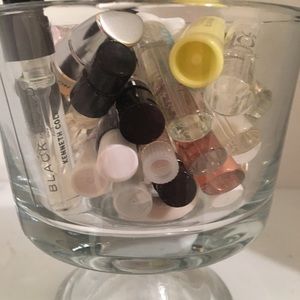 Many perfume samples